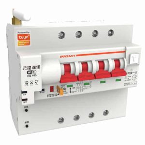 Smart Switch Circuit Breaker WAV 100A, 4 Pole Isolator + Power Energy Monitoring | 3Phase 380VAC | WiFi Tuya Smart Life