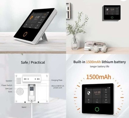 Smart WiFi Security Alarm Panel Kit, GSM Sim Card | WiFi Tuya Smart Life - Image 4