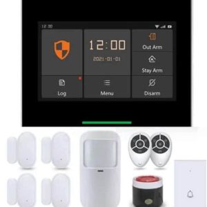 Smart WiFi Security Alarm Panel Kit, GSM Sim Card | WiFi Tuya Smart Life