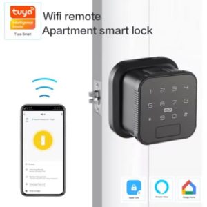 Smart Wifi Apartment Door Lock, Fingerprint, Card, Code, Key | WiFi Tuya Smart Life
