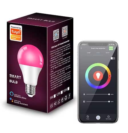 Smart WiFi Multi-colours Light Bulb With Bluetooth | Tuya Smart Wifi Led - Image 9