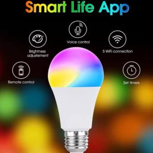 Smart WiFi Multi-colours Light Bulb With Bluetooth | Tuya Smart Wifi Led