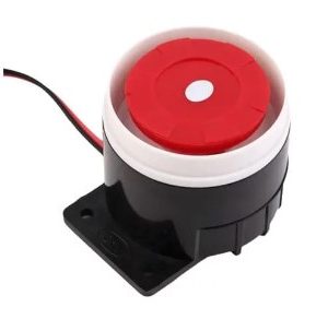110dB Mini Indoor Wired Siren – Loud | 12VDC