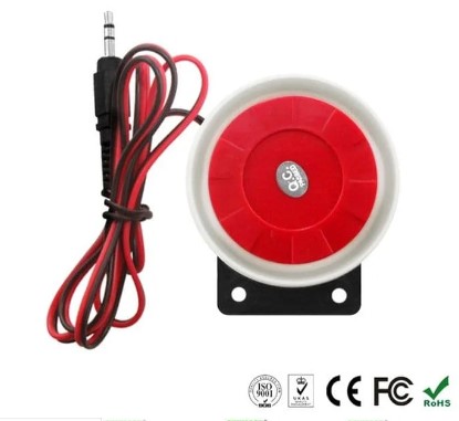 110dB Mini Indoor Wired Siren – Loud | 12VDC - Image 3