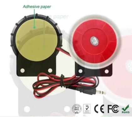 110dB Mini Indoor Wired Siren – Loud | 12VDC - Image 2