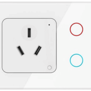 Dual Smart Switch - Single Wall Plug GPO | WiFi Tuya Smart Life