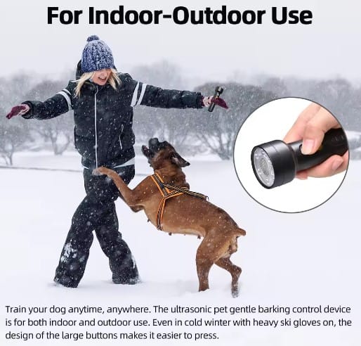 Handheld Ultrasonic Smart Pet Trainer and Anti Barking Torch - Image 5