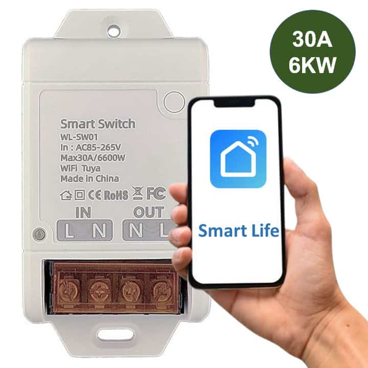 Smart WiFi Geyser Control Switch 30A | Tuya Smart Life - Image 3