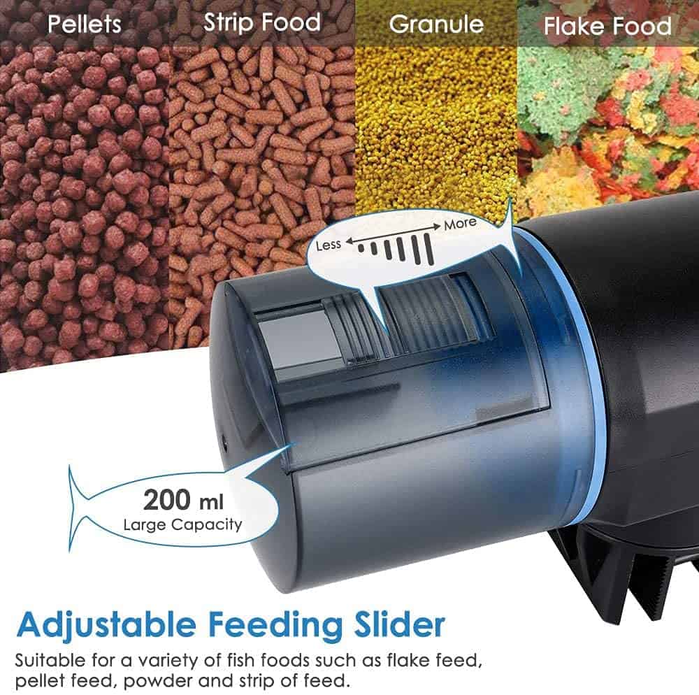 Smart Fish Feeder Pellet & Food Dispenser | WiFi Tuya Smart Life - Image 3