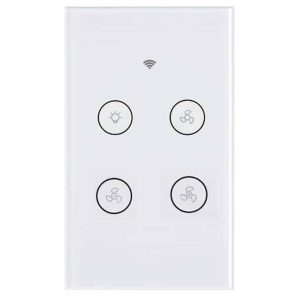 Smart Fan Speed & Light Touch Switch | WiFi Tuya Smart Life