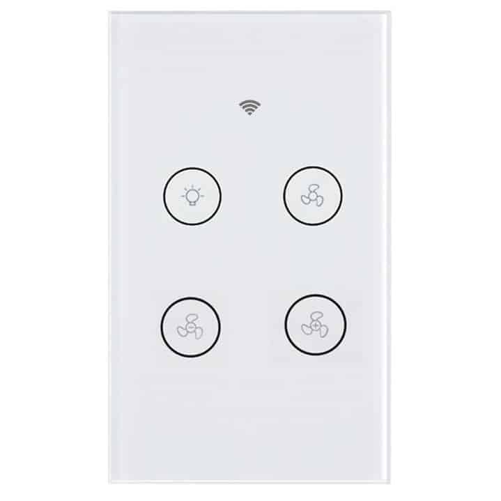 Smart Fan Speed & Light Touch Switch | WiFi Tuya Smart Life