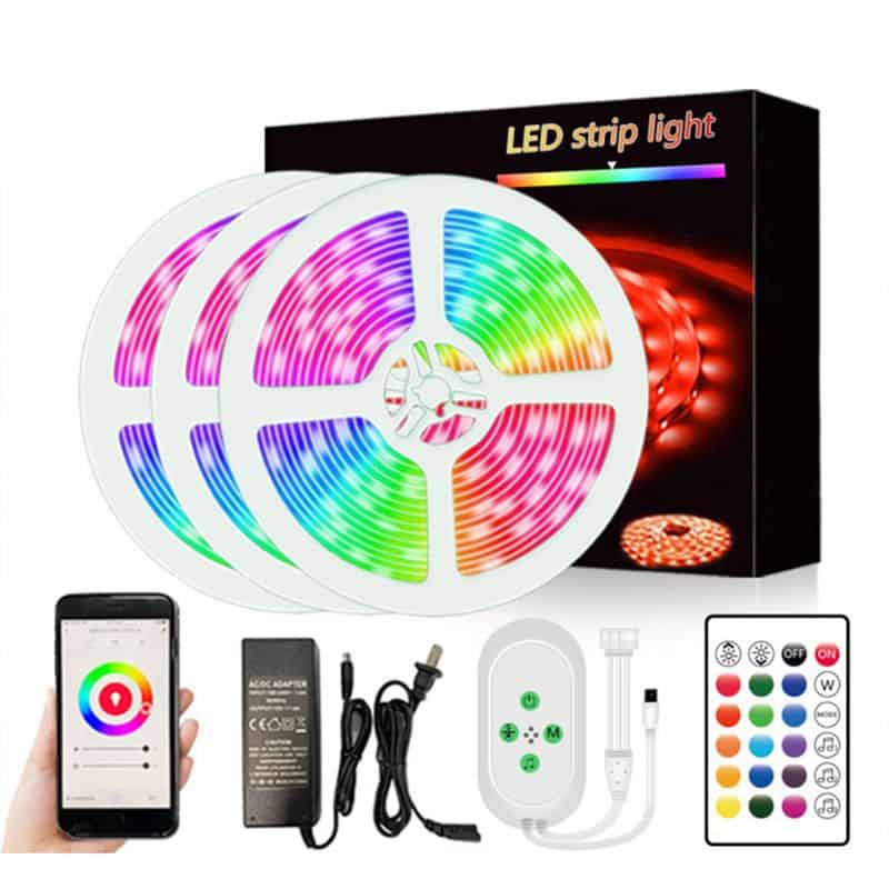 Smart 15m LED Strip Light 5050 RGBW Wifi + Remote | Tuya Smart Life