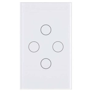 Smart Light Touch Switch, 4 Gang | WiFi Tuya Smart Life