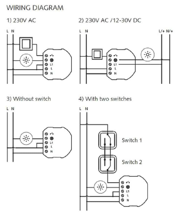 Smart Switch Module with Existing Switch Override (upgrade) 2CH | WiFi Tuya Smart Life - Image 2